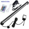 LED Aquarium Lights Submersible Air Bubble RGB Light for Fish Tank Underwater 48 CM