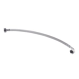 Kinetic 600mm Stainless Steel Flexible Braided Hose Bent Elbow Water Connector