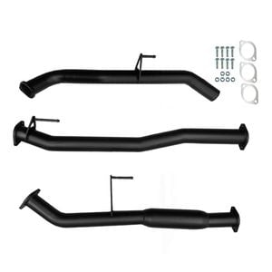 Ignite Exhausts Dpf Back For Nissan D23 Navara Np300 3" With Hotdog Black Aluminised Steel