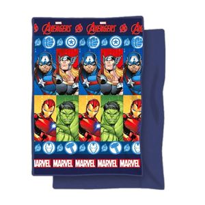 Marvel Avengers Kids Single Bed Polyester Bedspread Coverlet and Decorative Cushion Set