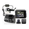 Elinz 2 Channel Dash Cam 4K+1080P WiFi GPS Night Vision Supercapacitor Sony Starvis Car DVR Hardwire Kit