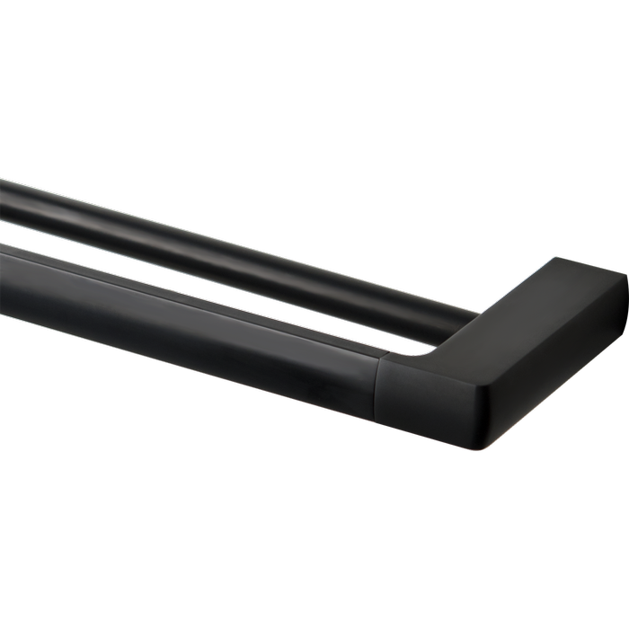 MIXX 600mm Matt Black Sandalwood Double Rail