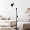 Verve Design Black Karter Adjustable Head Floor Lamp