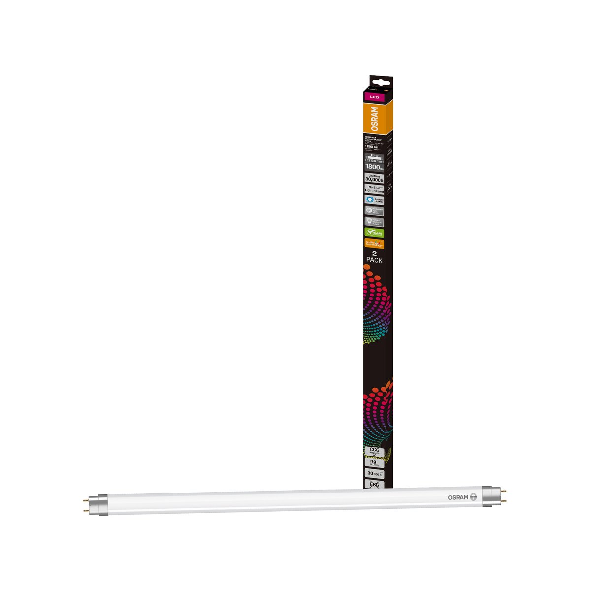 Osram 230V 6500K LED Day Light 16W Tube Light 2 Pack Bunnings Australia
