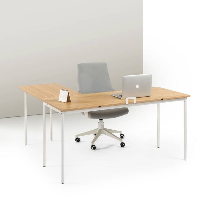Zinus Dominic L-Shaped Corner Office Desk