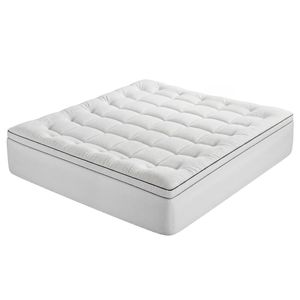 Giselle Bedding King Mattress Topper 5cm Coral Fleece