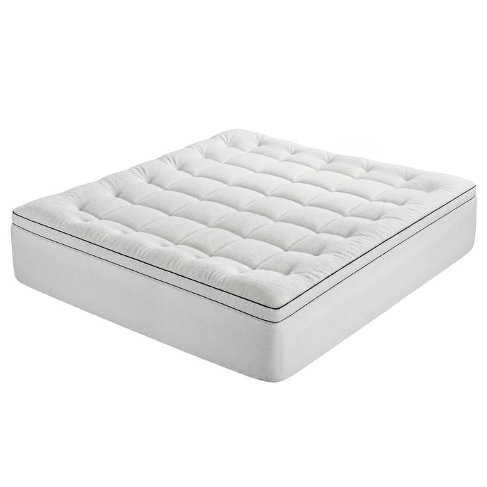 Giselle Bedding King Mattress Topper 5cm Coral Fleece