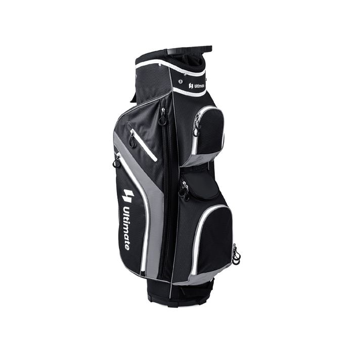 Costway Portable Golf Club Bag w/14-Way Full Length Dividers Black