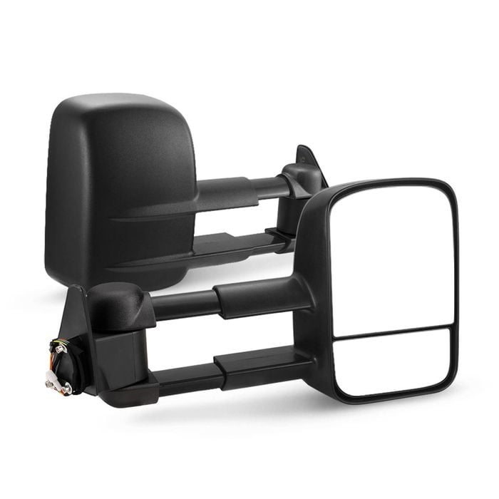 San Hima Pair Extendable Towing Mirrors Gen1 Fit Toyota Landcruiser 80 1990-1998