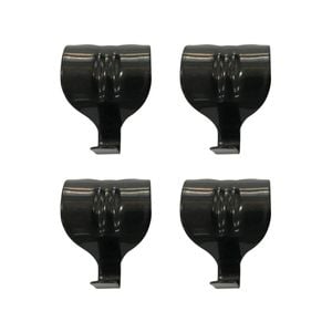 Everhang 10kg Black Picture Hanging Moulding Hook - 4 Pack