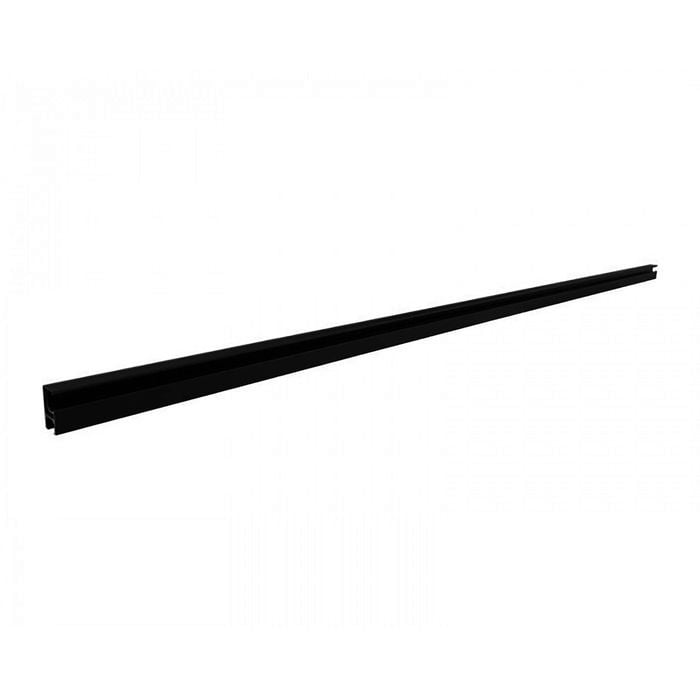 Black Anodized Aluminium Rail 4800mm