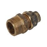 Brasshards 20MI x 15FL Brass Flared Compression Union