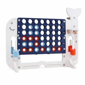 Costway Kid Giant 4-in-a Row Jumbo 4-to-score Game Basketball Hoop Blue