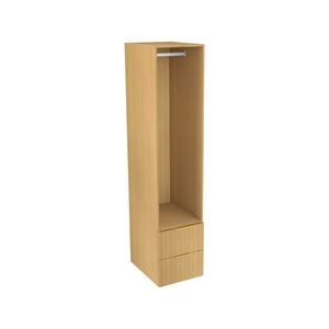 Lugna 2048 x 450 x 580mm Sand Hanging 2 Drawer Storage Cabinet