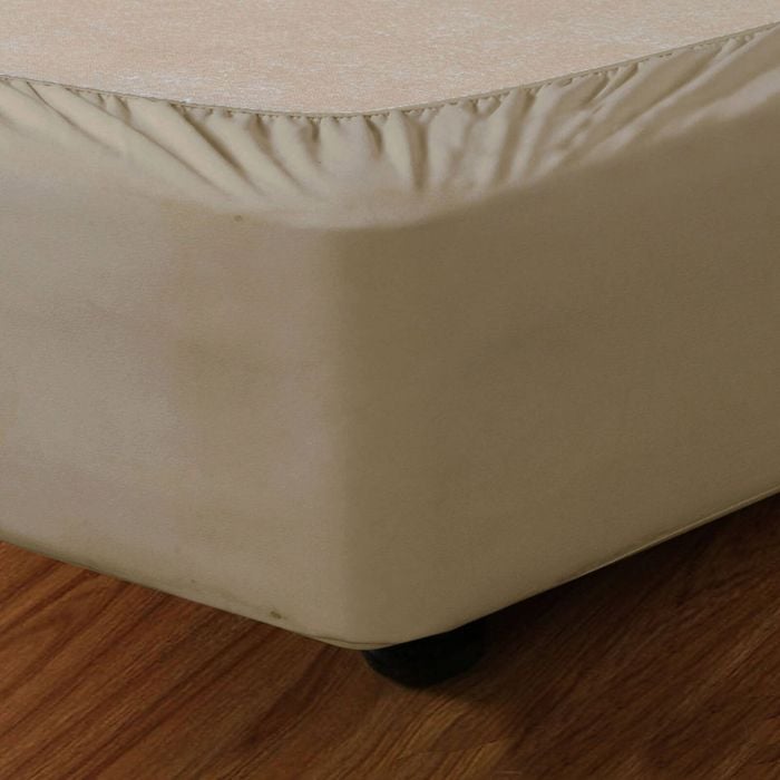 Apartmento Stretch Valance Flax (Latte) Single