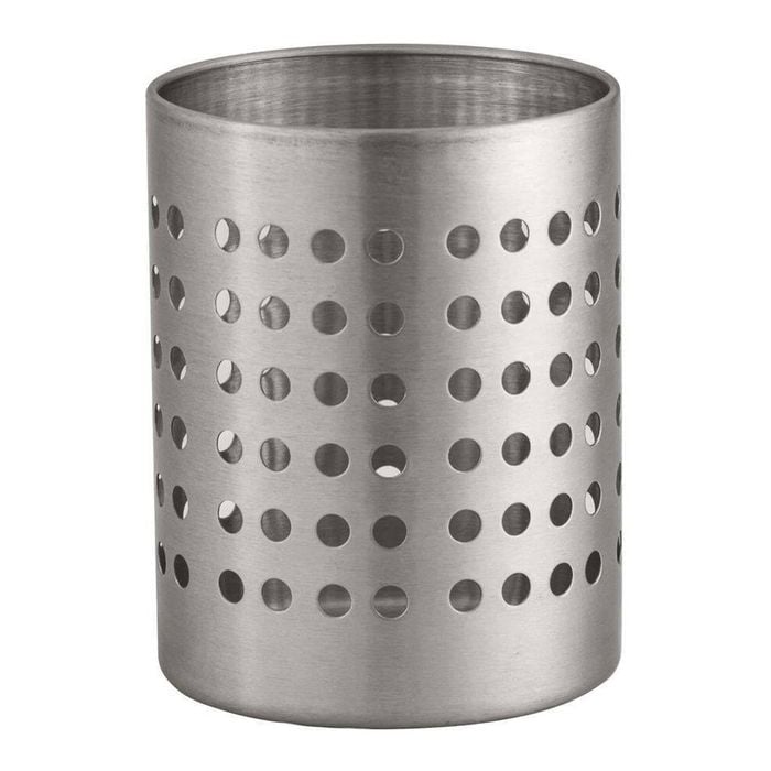 Avanti Stainless Steel 12.5cm Round Utensil Holder Kitchen Spoon/Fork Rack SLVR