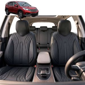 Australian Goose Front Seat Covers for Honda CR-V 2007 - 2012 (RE) - PU Leather, Black (2pc)