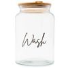 Practa 3.5L Glass Laundry Jar With Bamboo Lid