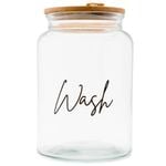 Practa 3.5L Glass Laundry Jar With Bamboo Lid
