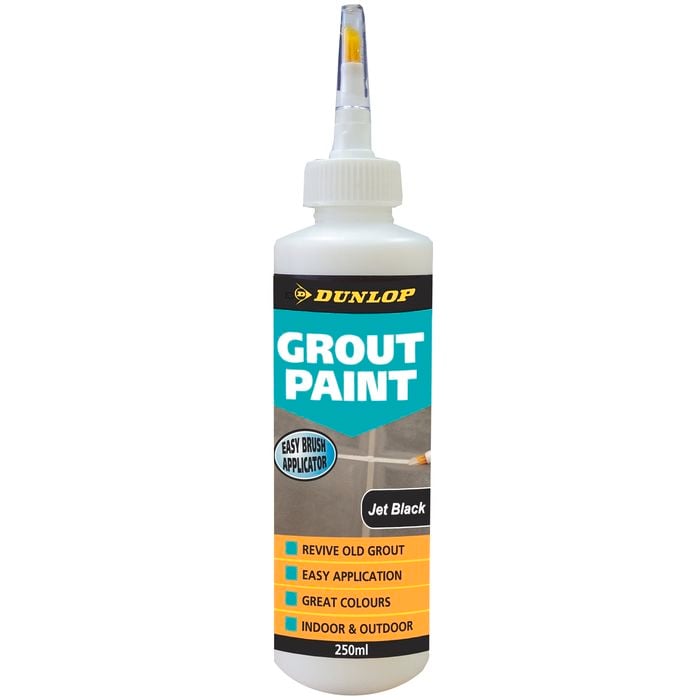 Dunlop 250ml Grout Paint - Jet Black