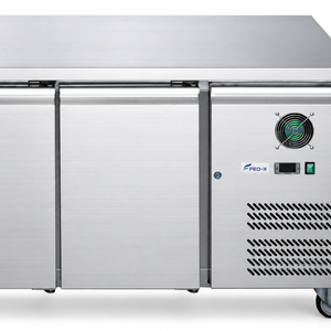 FED-X S/S Three Door Bench Freezer - XUB6F18S3V