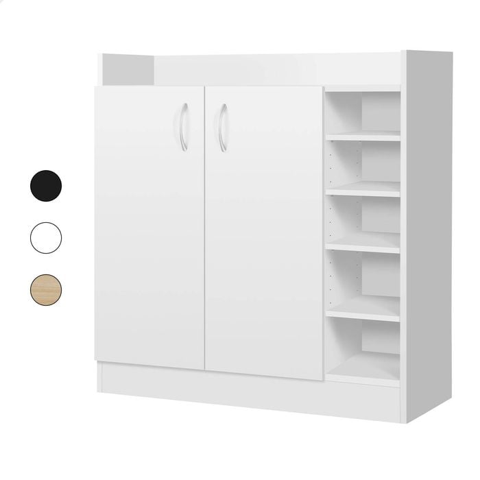 ALFORDSON Shoe Cabinet 21 Pairs White