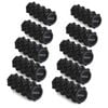 Smai Foam Roller - Grid - Bulk 10 Pack - Black