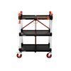 Crescent Siterunner 3 Shelf Folding Jobsite Cart