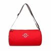 Nivia Basic Gym Bag | Polyester (Red/Grey, Standard) Duffel | Shoulder Bag | Fitness Bag