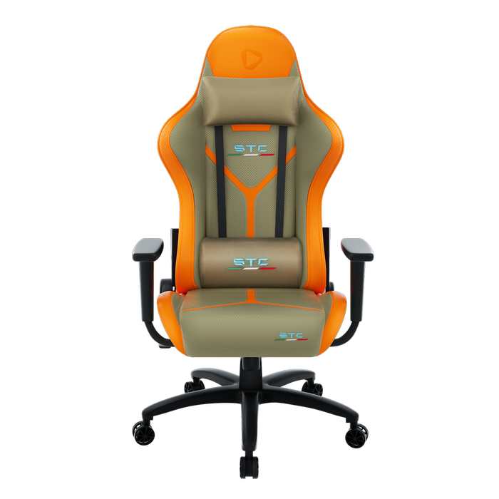 ONEX STC Tribute Hardcore Gaming Chair Sian Green Orange