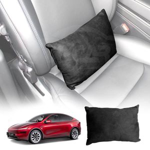 Black Waist Support Pillow For Tesla Model Y Juniper 2025-onwards Car Seat Lumbar Rest Pad Cushion Accessories