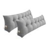 SOGA 2x 180cm Silver Wedge Pillows