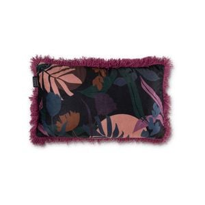 Bedding House 30cm x 50 cm Black Fleura Multi Cushion 30cm x 50cm