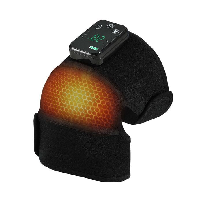 Livemor Knee Massager With Heat Cordless, For Pain Relief With 3 Heating Levels 3 Vibration Modes
