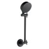 Flexispray Matte Black All Directional Hi Rise Shower Rose WELS 3 Star 9L/min