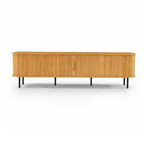 Modern Furniture ASTON Entertainment TV Unit 200cm - Oak