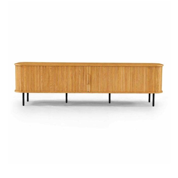 Modern Furniture ASTON Entertainment TV Unit 200cm - Oak