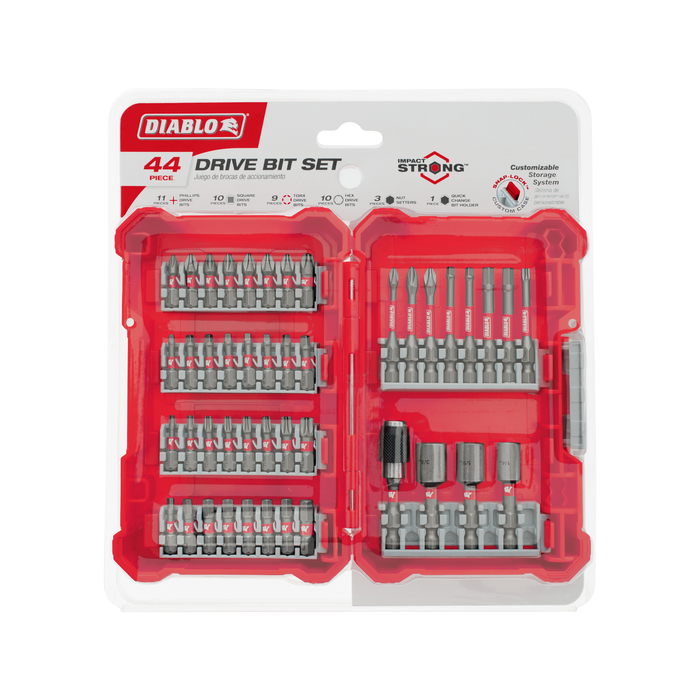 Diablo 44 Piece Screwdriver Bit Set