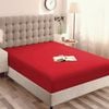 2000TC Ultra Soft Super King Fitted Sheet Set- Red