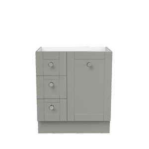 New England Joinery 750mm Diadem Floorstanding Centre Bowl Vanity - Cabinet Only