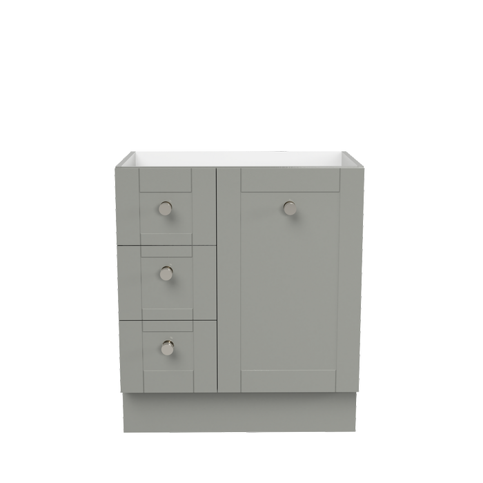 New England Joinery 750mm Diadem Floorstanding Centre Bowl Vanity - Cabinet Only