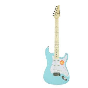 Freedom 6 String Electric Guitar Blue 3m Cable Tremolo Arm