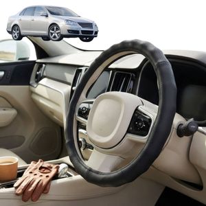 Australian Goose Steering Wheel Cover for VolksWagen Jetta 2006 - 2010 Circle Black