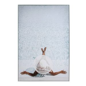 Framed Canvas/Resin 80x120cm Poolside Wall Hanging Art Decorative Home Display