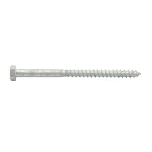 Zenith M8 x 120mm Hot Dipped Galvanised Hex Head Coach Screw - Each