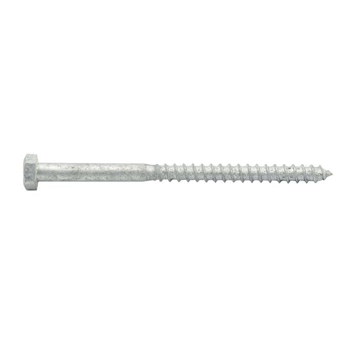 Zenith M8 x 120mm Hot Dipped Galvanised Hex Head Coach Screw - Each