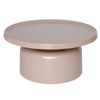SK Designer Living | Pillar Round Metal Coffee Table - Light Fossil