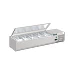 Polar G-Series Countertop Prep Fridge with Lid 5x 1/4GN - Countertop Prep Fridges (FA854-A)