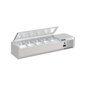 Polar G-series Countertop Prep Fridge With Lid 5x 1/4gn - Countertop Prep Fridges (fa854-a)