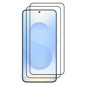 2 Pack MEZON Samsung Galaxy S25 FE (6.7") Full Cover Tempered Glass Screen Protectors